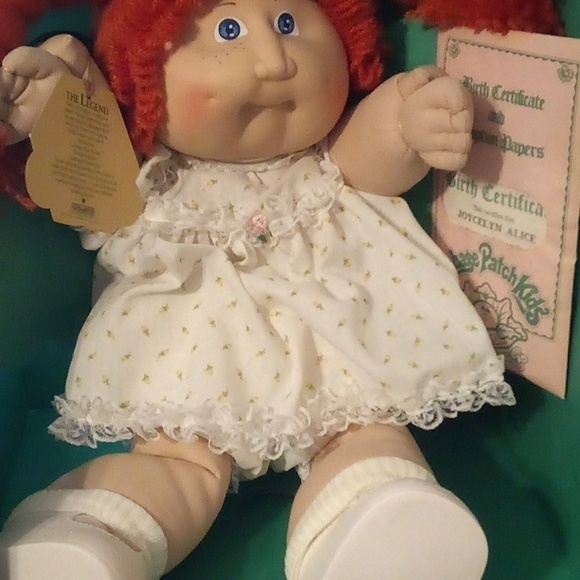 Vintage Cabbage Patch Kid 1985 W Xavier Roberts Signature - Joycelyn Alice - Picture 16 of 17